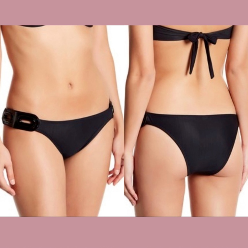 NEW Despi Panel Destail Cutout bikini bottom in Black [SZ Small‎ ]